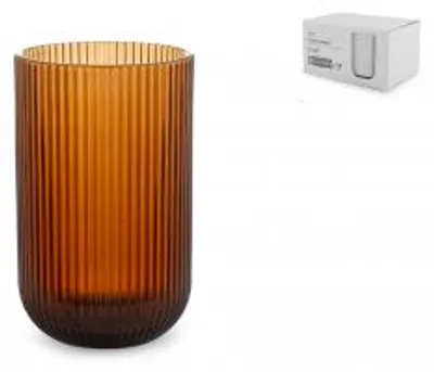 Immagine prodotto di H&H Set 6 Bicchieri Peony Amber Cl45