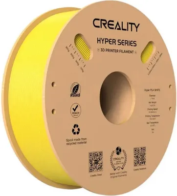Image de Creality 3D Hyper Series PLA Acide polylactique (PLA) Jaune 1 kg