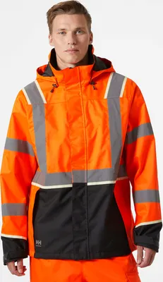 Produktbild von Helly Hansen UC-ME Shell Jacket, Farbe:hi vis orange, Größe:3XL
