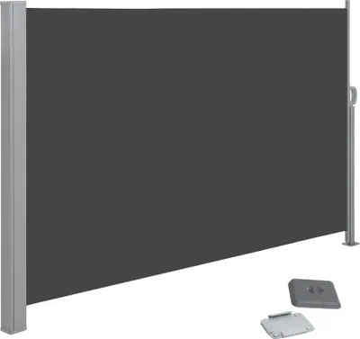 Produktbild von SONGMICS  Seitenmarkise, Sichtschutz,200 x 300 cm , Markise, ausziehbar, aus 220 g/m² Polyester, Sonnenschut, für Balkon, Terrasse, Garten, anthrazit GSA200G02