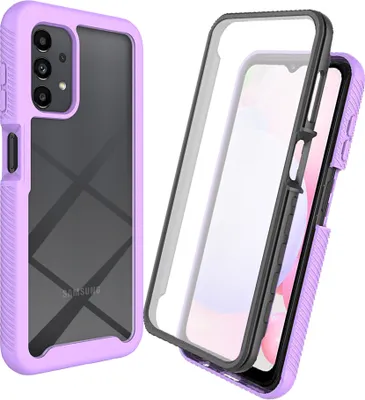 A product shot of a phone case, with a second phone case shown disassembled.