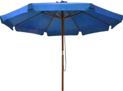 Obrázok produktu pre vidaXL Slnečník s dreveným stožiarom 330 cm Azure Blue
