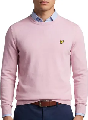 Produktbild von Lyle & Scott Pullover rosa gelber Vogel Rundhals