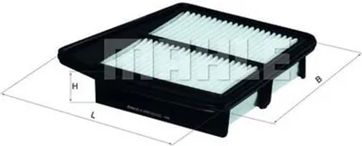 Produktbild von Luftfilter KNECHT LX 2835