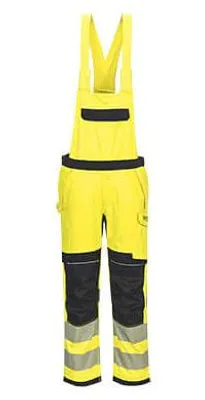 Produktbild von Trägerkleid Hv Modaflame Pw3 – Größe XL – Gelb/Schwarz – Portwest