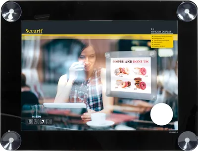 Produktbild von Securit Fenster Plakatrahmen DIN A4 schwarz
