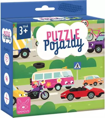 Obrázok produktu pre KANGOUROU Puzzle Vozidlá 3+ 41572