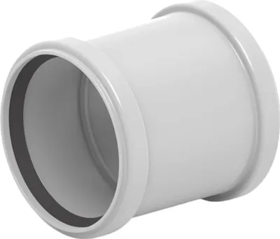 Produktbild von REHAU RAUSILENTO, Doppelmuffe, DN 75, 1 Stk.