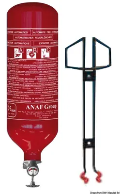 Produktbild von Sprühpulverlöscher zylinderförmig 2 kg - Osculati 31.515.22