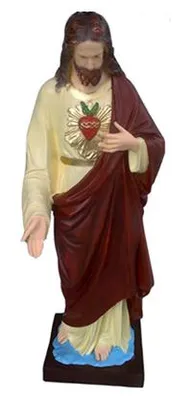 Zdjęcie produktu dla Figura dekoracyjna Rzeźba 113 cm Figury Rzeźby Rzeźby Jezus Religeon N68