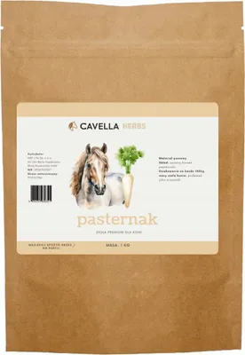 Zdjęcie produktu dla Cavella Pasternak korzeń dla koni, suszony - 1 kg