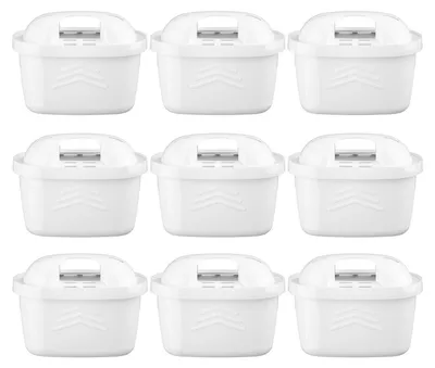 Obrázek produktu pro Filtr na vodu kompatibilní s Brita Maxtra+, Maxtra Plus, Mavea, Anna DuoMax, balení 9 kusů