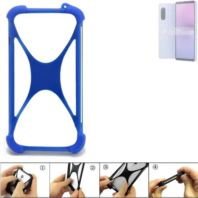 Produktbild von K-S-Trade Handy Hülle kompatibel mit Sony Xperia 10 V Silikon Schutzhülle Cover Case Bumper Silikoncase TPU Softcase Schutz Hülle Smartphone