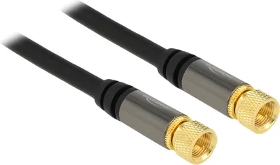 Zdjęcie produktu dla DeLOCK 88921, 5 m, RG-6/U, F, F, Czarny