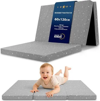 Produktbild von Famanu Baby-Matratze für Reisebett und Kinderbett - 60x120 cm