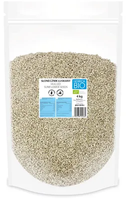 SŁONECZNIK ŁUSKANY BEZGLUTENOWY BIO 4 kg - HORECA (BIO PLANET)
