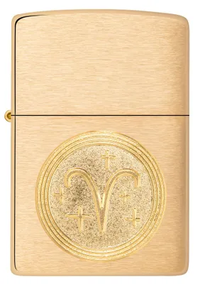 Produktbild von ZIPPO - Giraffe Emblem - Brushed Chrome Silber Tier Sturmfeuerzeug nachfüllbar Benzin 60006114