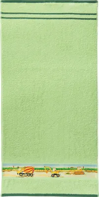 Produktbild von Erwin Müller Kinder-Badetuch grün 70x140 cm