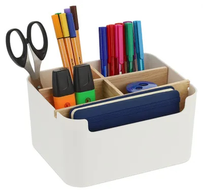 Obrázok produktu pre Organizér na stôl RD1603, biela