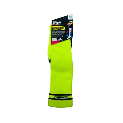 Produktbild von crivit Sports Laufstrümpfe, mit gradueller Kompression, Neon Gelb, Größe 43-46