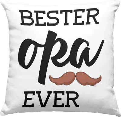 Produktbild von Trendation - Bester Opa Der Welt Geschenk Deko-Kissen mit Füllung 40x40  Deko-Kissen mit Füllung 40x40 Spruch Lustig von Enkel Geburtstag Weihnachten Funny (Rosa)