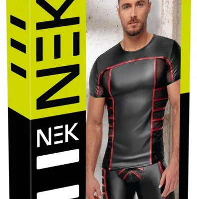 Immagine prodotto di Camicia da uomo nero/rosso XL