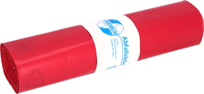 Produktbild von Deiss PREMIUM Müllsäcke rot, Typ 60, 120 Liter, 700 x 1100 mm, 25 Säcke