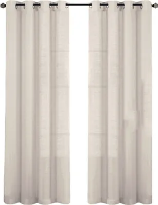 Produktbild von Gardinen Vorhänge mit Ösen – Halbtransparenter Voile Vorhang, 132x241 cm – Eleganter Lichtschutz für jedes Zimmer