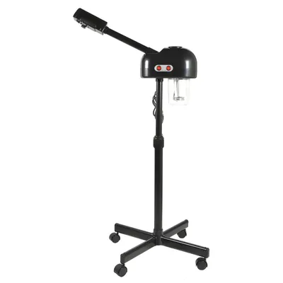 Obrázok produktu pre Ozónový naparovač tváre, výkon 800 W, nastaviteľná výška 112-132 cm, čierny
