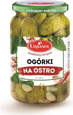 Zdjęcie produktu dla Urbanek Ogórki Na Ostro 680 G