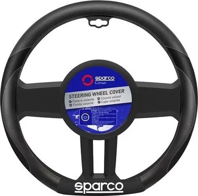 Produktbild von SPARCO SPS113 Lenkradbezug Schwarz/Grau Lenkradhülle