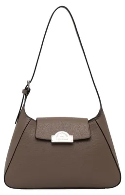 Obrázek produktu pro Karl Lagerfeld, taška přes rameno, model Sac Bandoulière, barva taupe, s kovovými detaily a zipovou kapsou