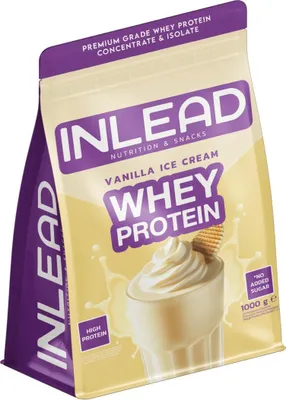 Produktbild von Inlead Whey Protein (1000g) Vanilla Ice Cream - Eiweiße - Molkenprotein-Mischung