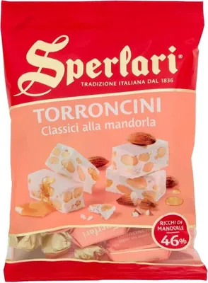 Produktbild von 6x Sperlari Torroncini Classici alla Mandorla Klassische Mandel-Torroncini 117g