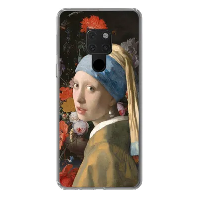 Produktbild von MuchoWow® Handyhülle Schutzhülle Hülle für Huawei P40 Lite Malerei - Blumen - Regenbogen Silikon Softcase Handy Hülle - Handy