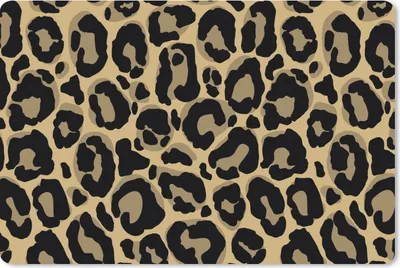 Produktbild von MuchoWow® Schreibtischunterlage Pantherdruck - Muster - Leopard 60x40 cm - XXL Mauspad - Großes Mauspad