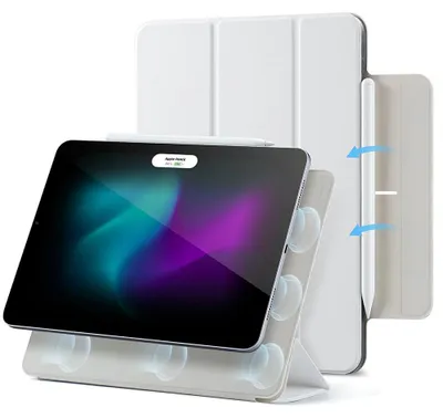 Produktbild von ESR Rebound Magnetic – Hülle für iPad Pro 11 (2024) – weiß