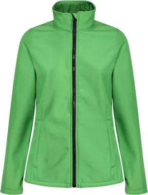 Produktbild von Regatta Standout Damen Softshelljacke Ablaze bedruckbar PC3285 (42 DE) (Extremes Grün/Schwarz)