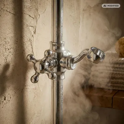 Image de PaulGurkes Barre de douche rétro style campagne