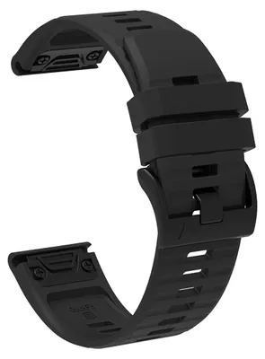 Obrázek produktu pro Silikonový řemínek pro Garmin Fenix 3, 5X, 6X, 7X Pro - černý