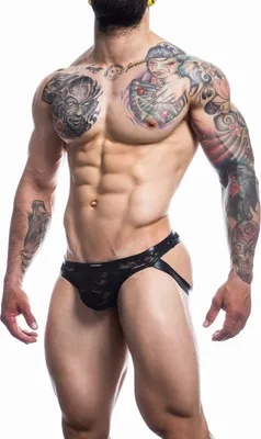 Produktbild von Tanga Cut4men Schwarz S L