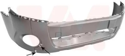 Produktbild von VAN WEZEL Stoßstange Stoßfänger für CITROËN BERLINGO (B9) Grundiert 4052575