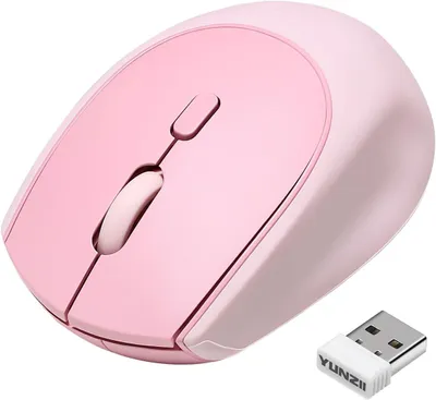 Obrázok produktu pre Bezdrôtová bezdrôtová myš, 2,4 GHz silikónová tichá bezdrôtová myš, 3 nastaviteľné DPI, sledovanie 1600 DPI, ergonomická pre notebook/PC/Mac