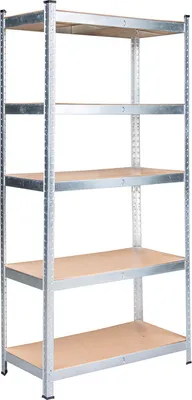 Produktbild von Schwerlastregal Mod. Light - Höhe: 1800 mm, Breite: 900 mm, Tiefe: 400 mm, Belastbarkeit pro Regalboden: 100 kg