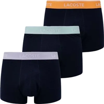 Produktbild von Lacoste Unterhose Boxershorts mit Kontrastbund 3er Pack