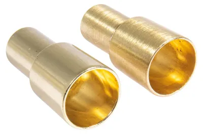 Produktbild von Rayher Flaschenkerzenhalter für Stabkerzen, 2 Stück, Metallkerzenhalter gold, Ge