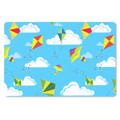 Produktbild von MuchoWow® Schreibtischunterlage Drachen - Sommer - Muster 60x40 cm - XXL Mauspad - Großes Mauspad