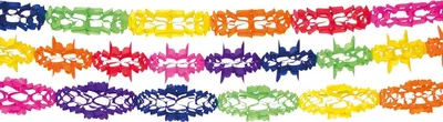 Produktbild von Buntes Girlanden Set 3-teilig 4m