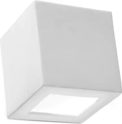 Produktbild von Wandleuchte Keramik LEO 1xE27 15W Keramik/Glas 14x14x14cm Sollux Lighting