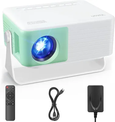 Productafbeelding van Mini Beamer Draagbaar - 1080p Resolutie - 3 W Luidspreker - HDMI USB Aansluiting - Compact Formaat - Voor Thuisbioscoop